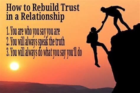How To Rebuild Trust In A Relationship Rebuilding Trust Relationship