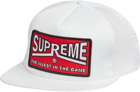 Supreme Illest Mesh Back 5‑panel White Novelship