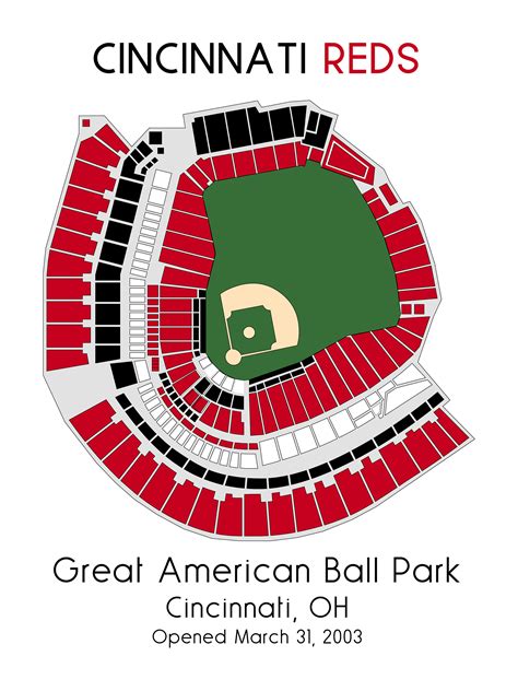 Cincinnati Reds Seating Chart With Seat Numbers