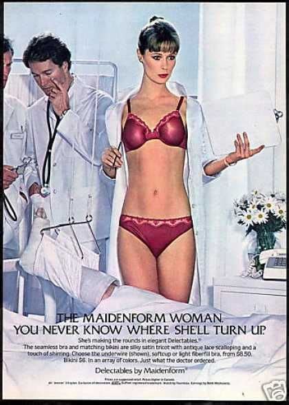 maidenform lingerie ads what happened on wednesday 17 february 1982 takemeback to