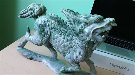 Large Soapstone Dragon Carving Collectors Weekly