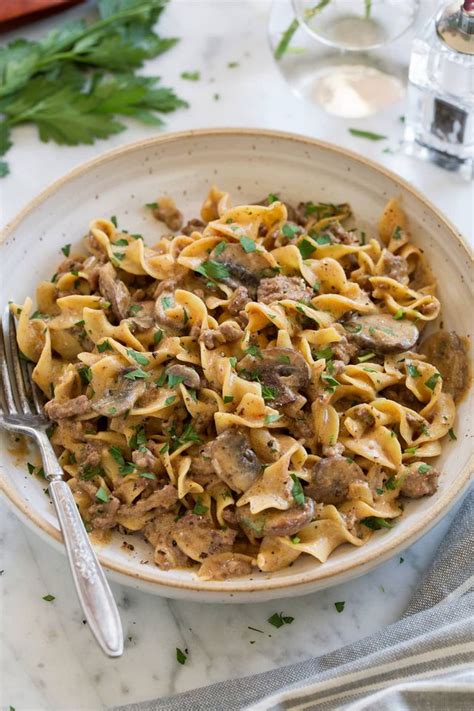 Use a large, deep pot to brown the ground beef and season with salt and pepper. Beef Stroganoff {Easy One Pot Recipe} | Cooking Classy ...