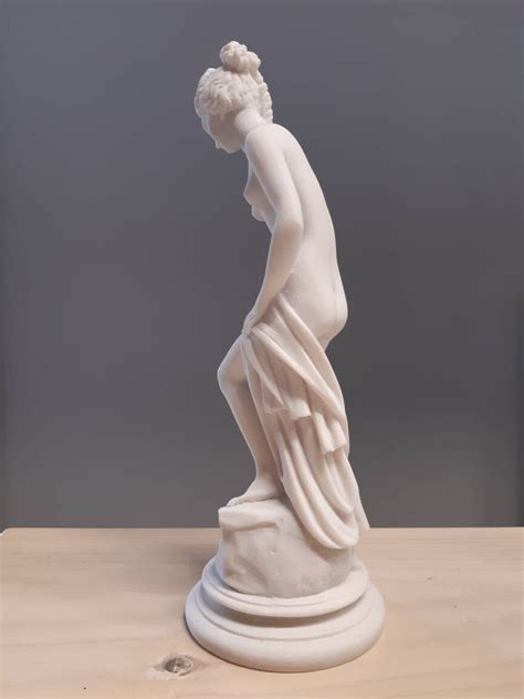 Beautiful Greek Figure Rare Collectible Product Nude Bathing Woman Art Deco Agrohortipbacid