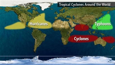 Learning The Differences In Tropical Storms From Around