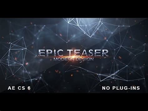 After Effects Template: Teaser - YouTube