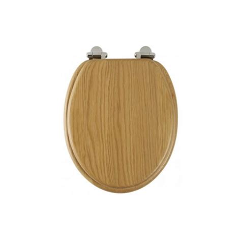 Roper Rhodes Oak Wooden Traditional Soft Closing Toilet Seat 8081nosc