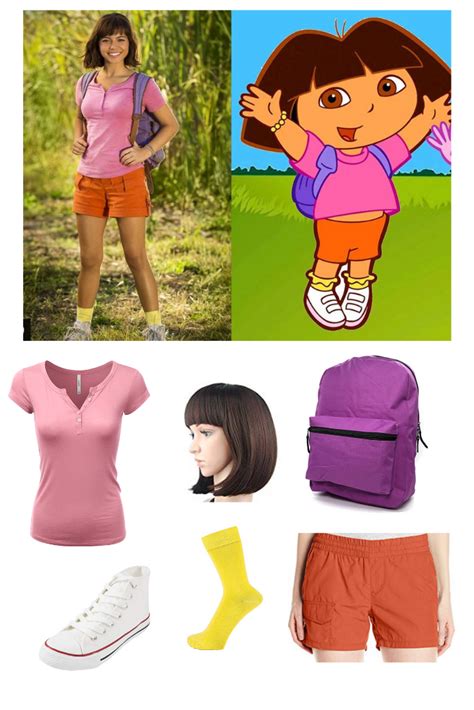 Dora The Explorer Halloween Costume Cartoon Halloween Costumes Diy