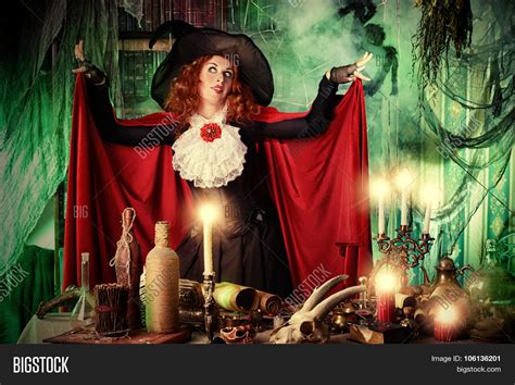 attractive witch image and photo free trial bigstock