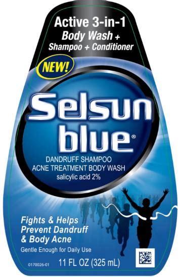 Selsun Blue Active 3 In 1 Salicylic Acid Shampoo