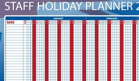 8 Holiday Planner Templates Excel Templates