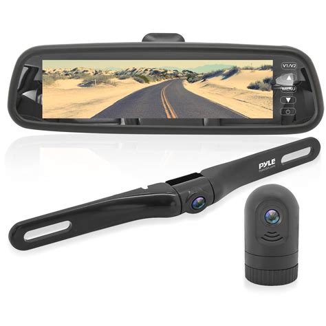 Pyle Plcmdvr77 Hd Video Recording System With Rearview Mirror Monitor