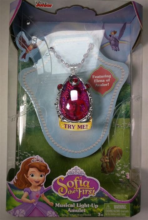 Sofia The First Musical Light Up Amulet Featuring Elena Of Avalor