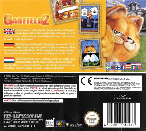 Garfield A Tail Of Two Kitties Cover Or Packaging Material Mobygames