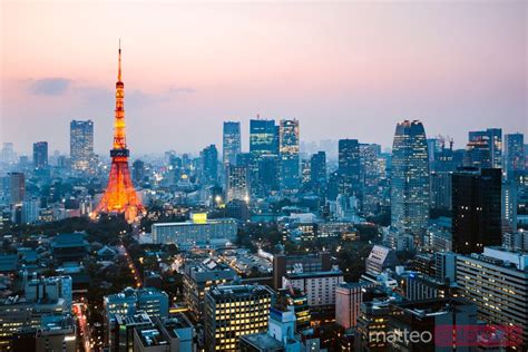 Tokyo Skyline Panoramic Japan Royalty Free Image