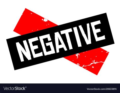 Negative Attention Sign Royalty Free Vector Image