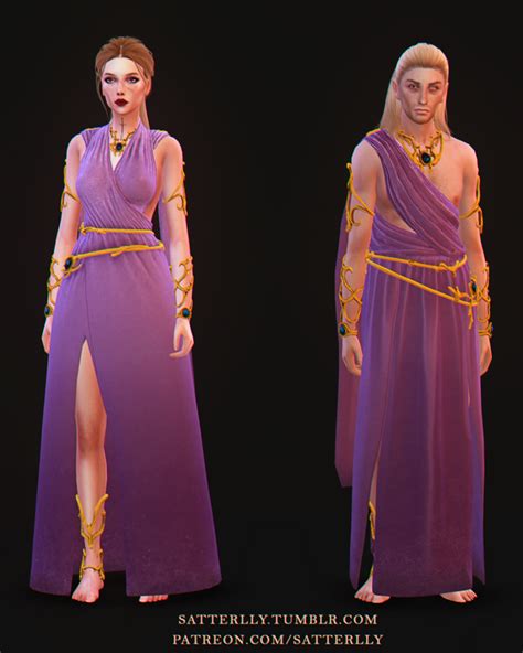 Baldurs Gate 3 Dream Of At Night Outfit Sims 4 Mods Clothes Sims 4