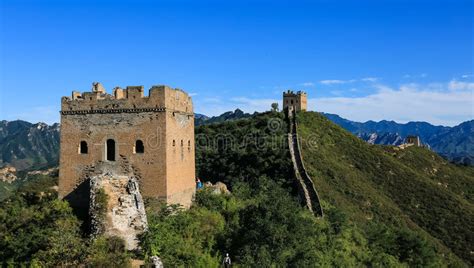 The Great Wall Scenery Stock Image Image Of Seven Wall 68847401