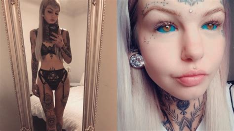 Woman Obsessed With Body Modification Tattoos Eyeballs Blue Fox News