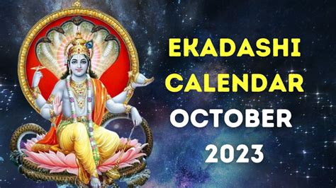 Ekadashi October 2023 Check Ekadashi Calendar Dates And Parana