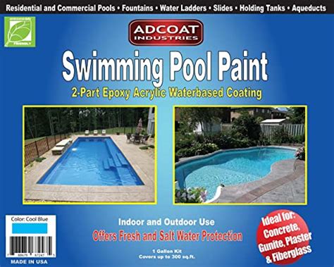 Swimming Pool Paint 2 Part Epoxy Acrylic Waterbased