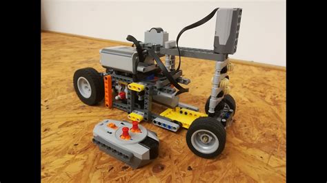 Lego Technic Remote Control Car With Gear Box Youtube