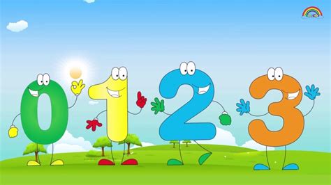 1 50 Color Numbers For Kids Learn Counting Numbers For Children Youtube