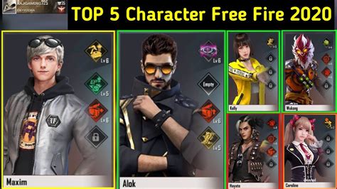 Highest rated) finding wallpapers view all subcategories. TOP 5 Best Pro Character in Garena Free Fire 2020 | Most ...