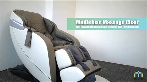 Miuvo Miudeluxe Massage Chair With Foot Massage Youtube