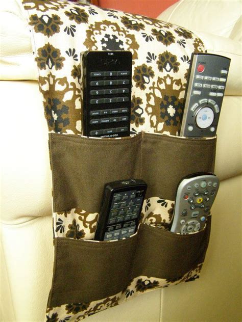 Only 747 руб., shop multifunctional 4 pocket armchair couch storage tv remote control holder organizer at banggood.com. pattern for chair pocket organizer | Organizer Caddy TV ...