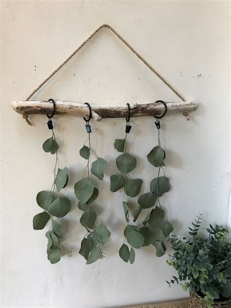 Some flowers just work better for drying than others. Driftwood 16 dried Flower Hanging Rack Dry Herbs | Etsy ...