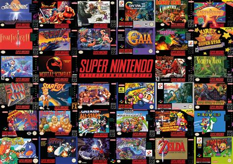 Super Nintendo Box Art Poster High Quality A1a2 Prints Etsy