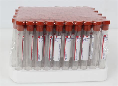 BD Vacutainer Serum Plus Blood Collection Tubes 6 0mL 13mm 368660 Out