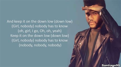 The Weeknd Down Low Lyrics Youtube