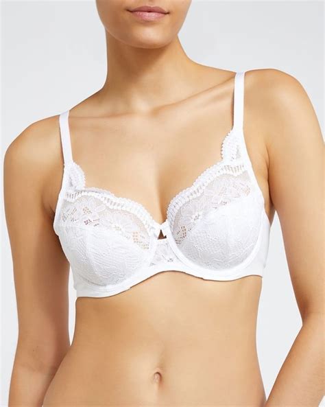 dunnes stores white lace underwired non padded full cup bra