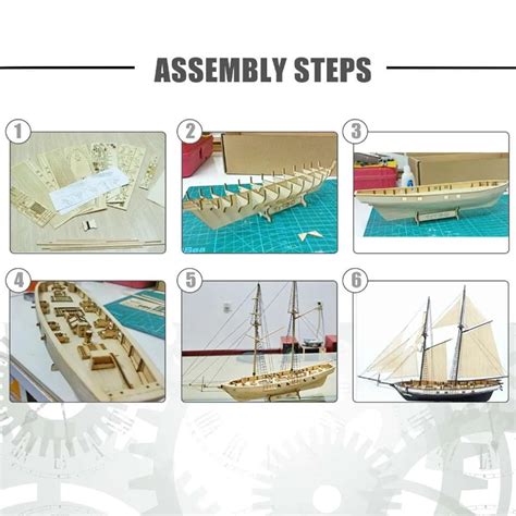 1130 Modèle De Voilier À Léchelle Diy Ship Assembly Modèle Kits