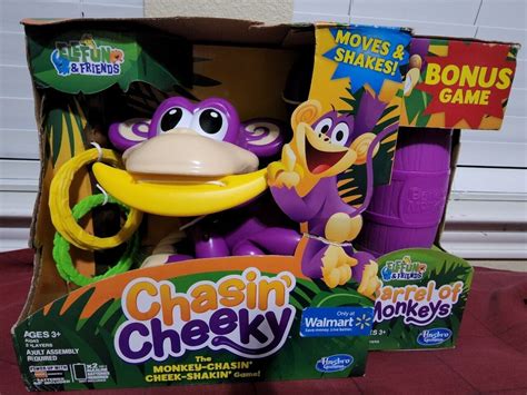 Chasin Cheeky Game With Bonus Barrel Of Monkeys New Toy Free Shipping