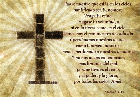 The Lords Prayer In Spanish Inspirational Thoughts Pinterest