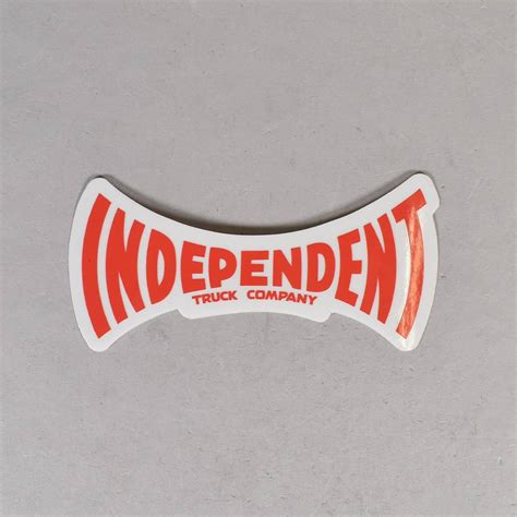 Independent Trucks Span Red Sticker 4 X 2 Accessories From