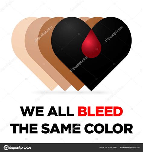 All Bleed Same Color Stop Racism Graphic Concept Vector Format Stock Vector Image By Mlnuwan