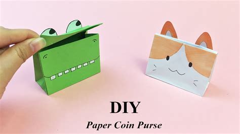 Diy Cute Paper Coin Purse How To Make An Easy Paper Purse Origami