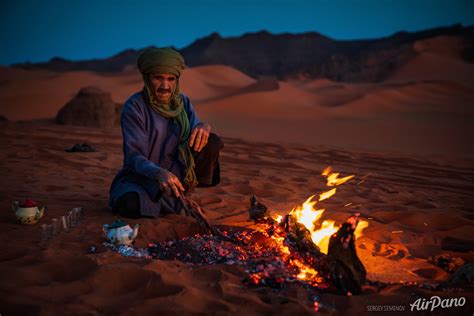 No one ever saw it until it was photographed by the gemini iv mission in 1965, but now it is a landmark for astronauts orbiting the earth. Tuareg campfire in the Sahara Desert