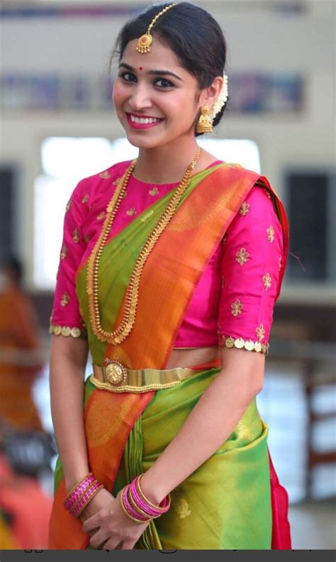 South Indian Wedding Colorful South Indian Bride In Silk Saree And
