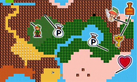 Zelda 2 Nes Map