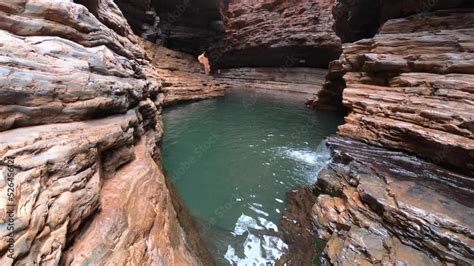 Kermits Pool Swimming Hole Located In A Canyon At The End Of The Spider