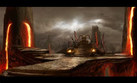 Mortal Kombat 9 Background Concept Art