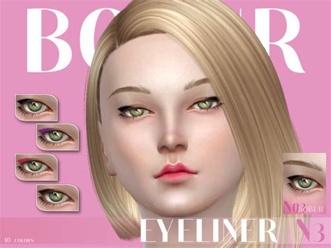 Eyeliner N03 By Bobur At Tsr Sims 4 Updates