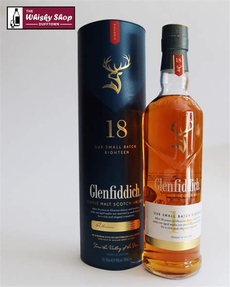 Glenfiddich 18 Years Old ‘our Small Batch Single Malt Scotch Whisky
