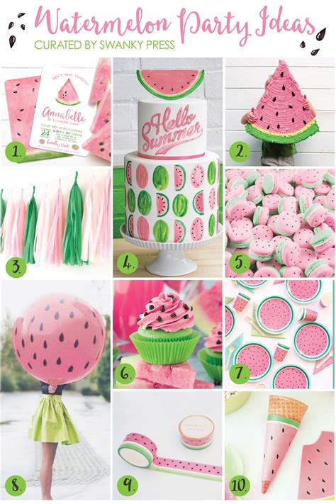 Watermelon Party Ideas Watermelon Birthday Parties Birthday Party