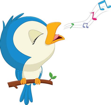 Royalty Free Singing Bird Clip Art Vector Images And Illustrations Istock