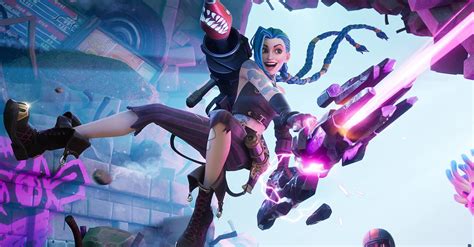 Jinx Arrives In Fortnite In New Arcane League Of Legends Collab